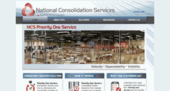 Desktop Screenshot of ncs-logistics.com