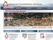 Tablet Screenshot of ncs-logistics.com